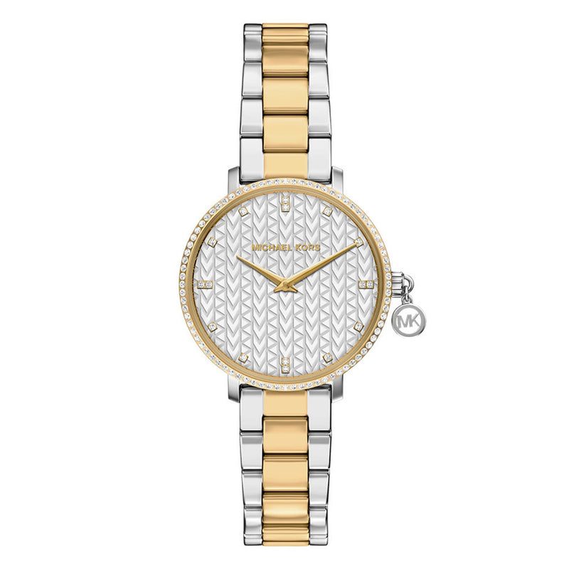 Michael Kors Pyper Round White Dial Watch MK7574-zoom-