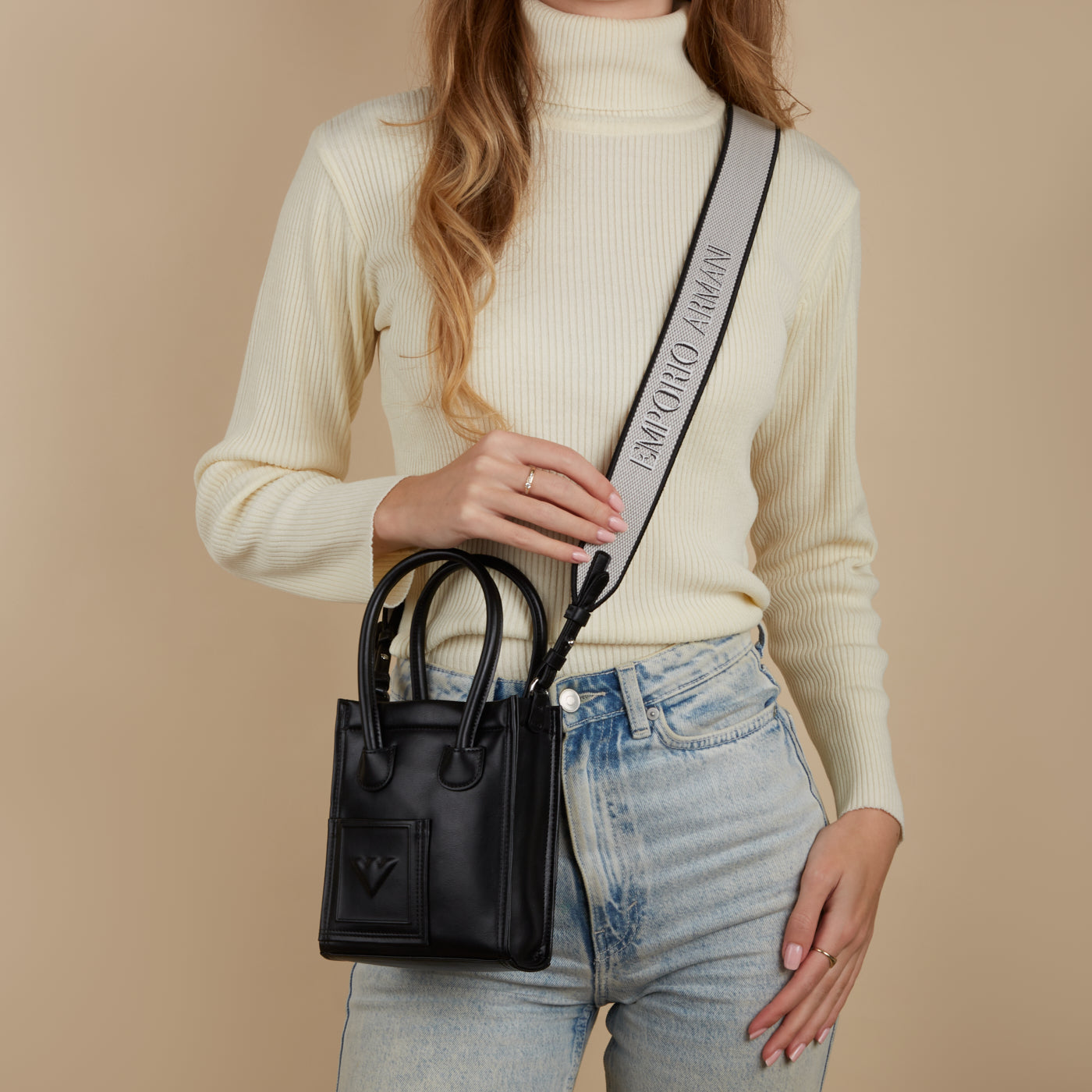 Emporio Armani Black Shoulder Bag Y3D272-YWE8E-81386