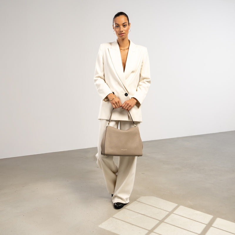 Isabel Bernard Honoré Emma Sac à Épaule Taupe IB21134-078-zoom-