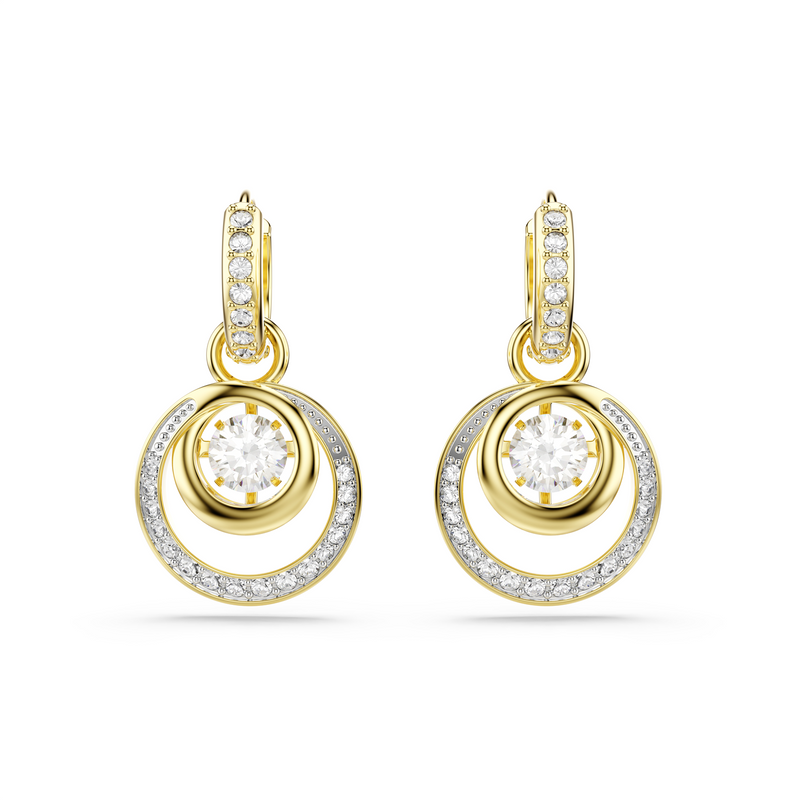 Swarovski Hyperbola Gold Plated Earrings 5738249-zoom-