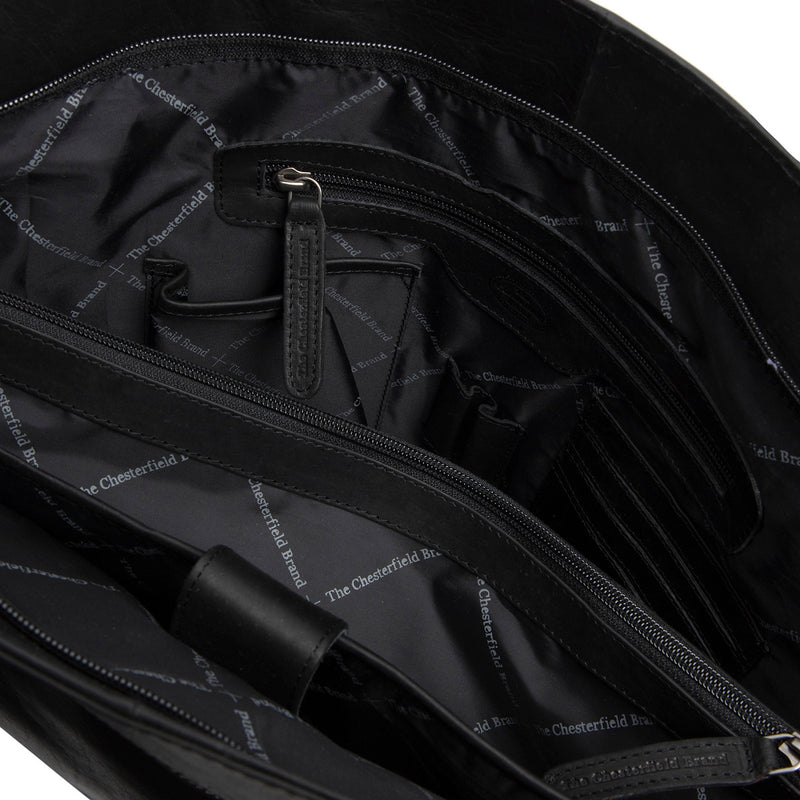 The Chesterfield Brand Berlin Femmes Cabas Noir C38.016000-zoom-