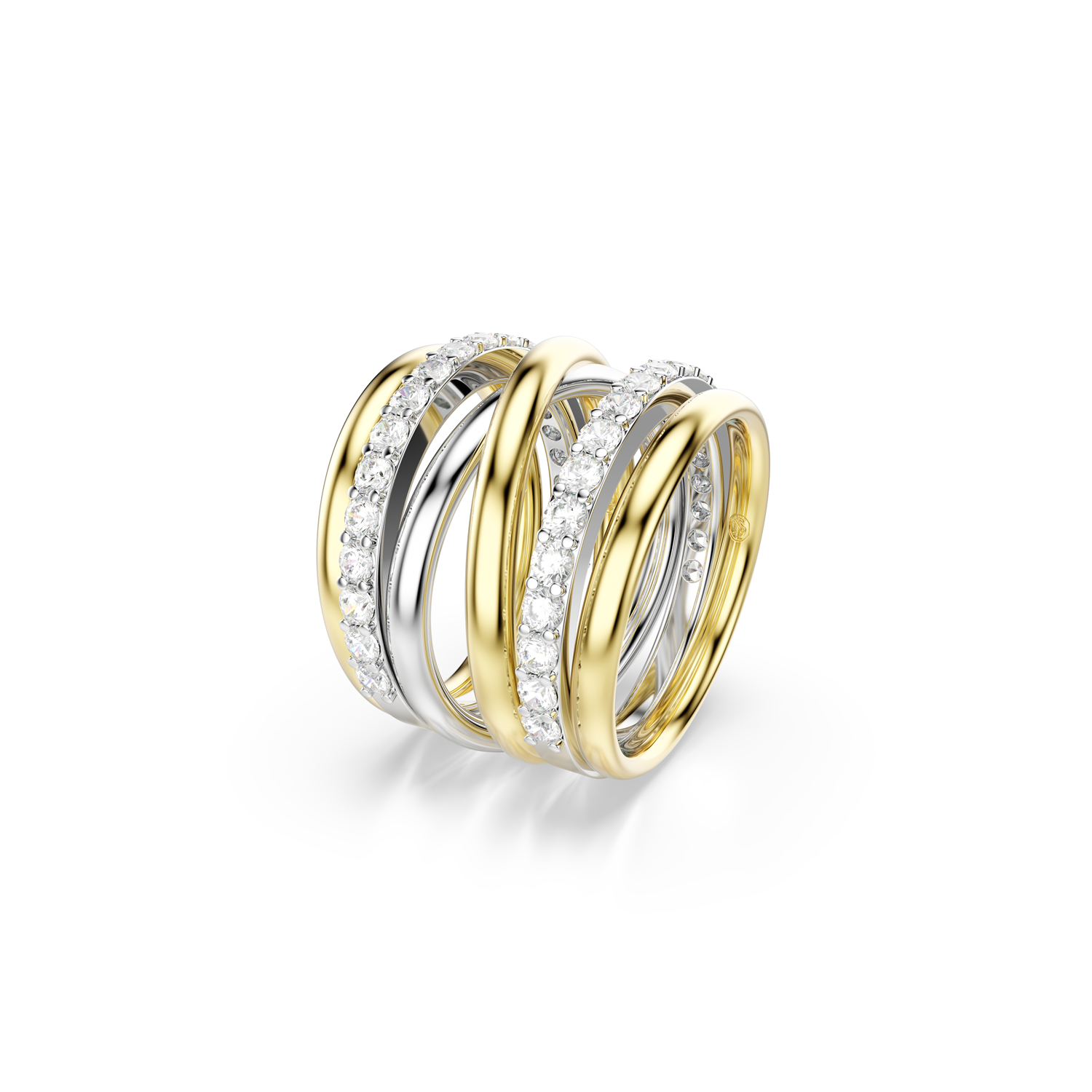 Swarovski Hyperbola Gold Plated Ring 5740413