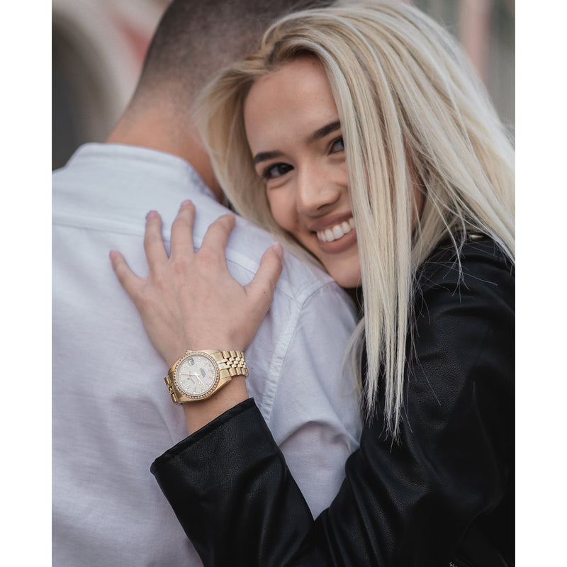 Jacques du Manoir Inspiration Femmes Montre Or NRO.11-zoom-