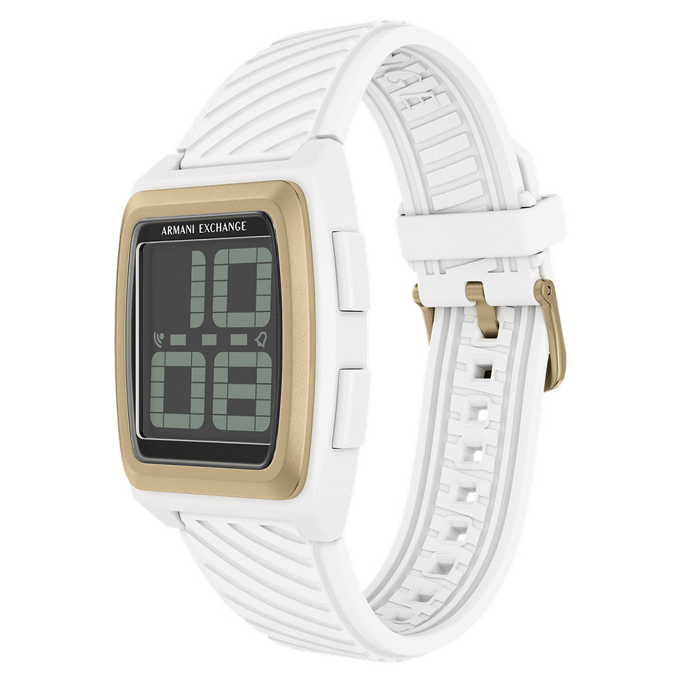 Armani Exchange White Oval Digital Watch AX2968