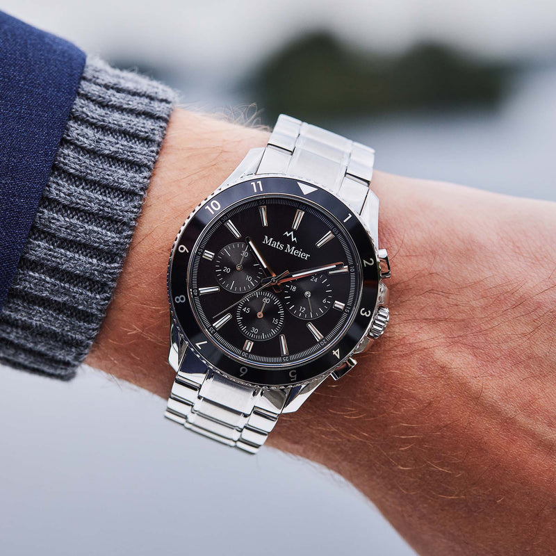 Mats Meier Ponte Dei Salti Hommes Montre Argent MM00501-zoom-