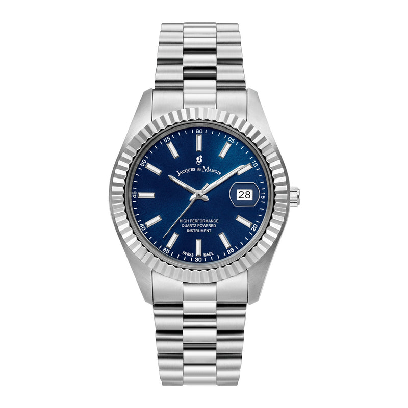 Jacques du Manoir Inspiration Business Hommes Montre Argent JWN01701-zoom-