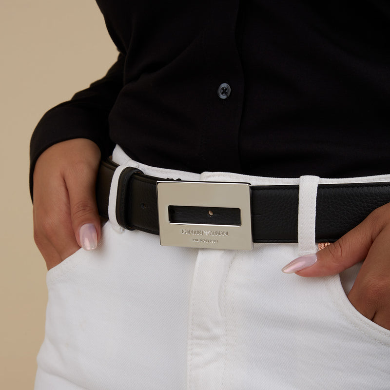 Emporio Armani Femmes Ceinture Noir Y3I336-YRZ0E-80001-95-zoom-