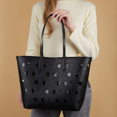 Michael Kors Eliza Black Shopper 30S4SZAT7P-001