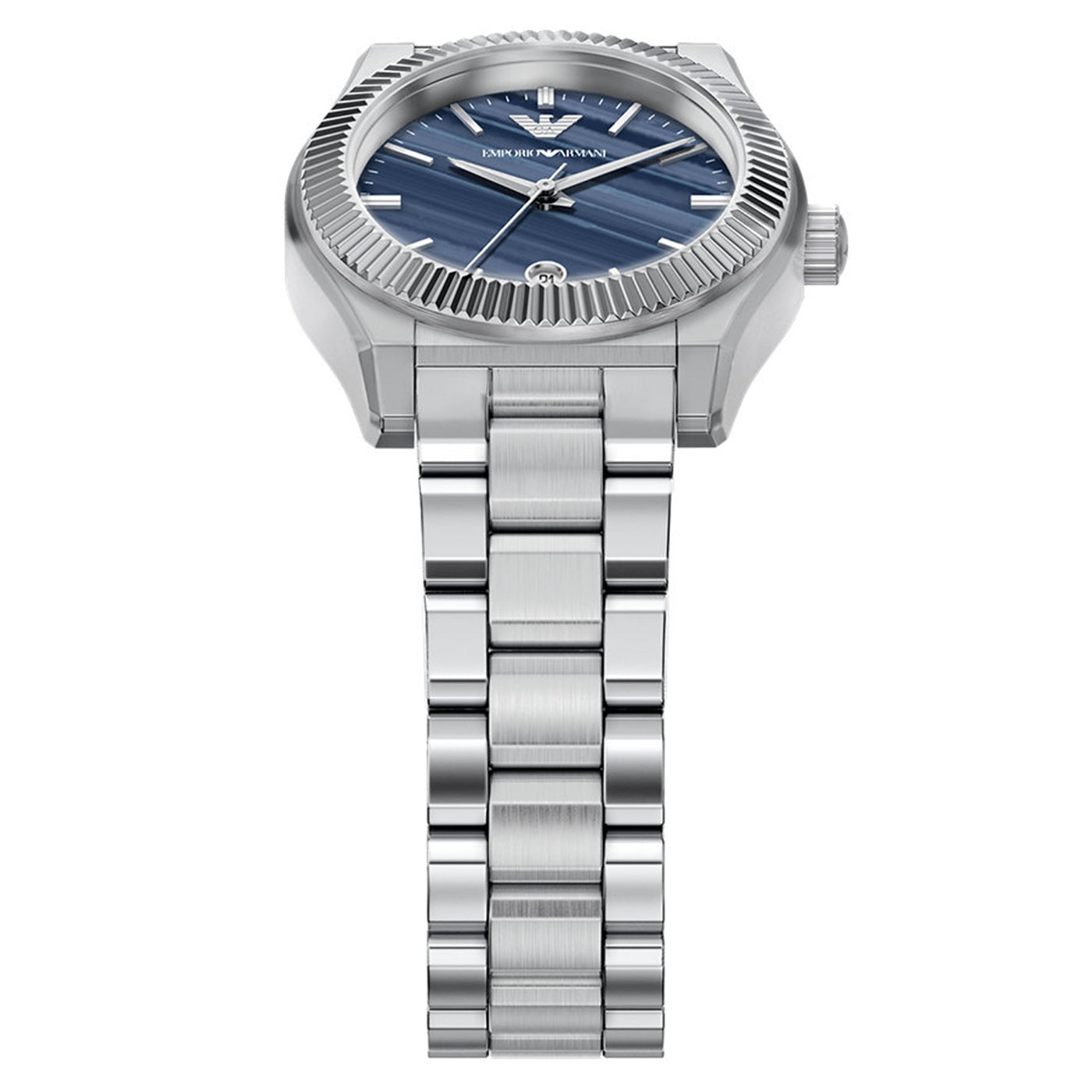 Emporio Armani Round Blue Dial Watch AR11760