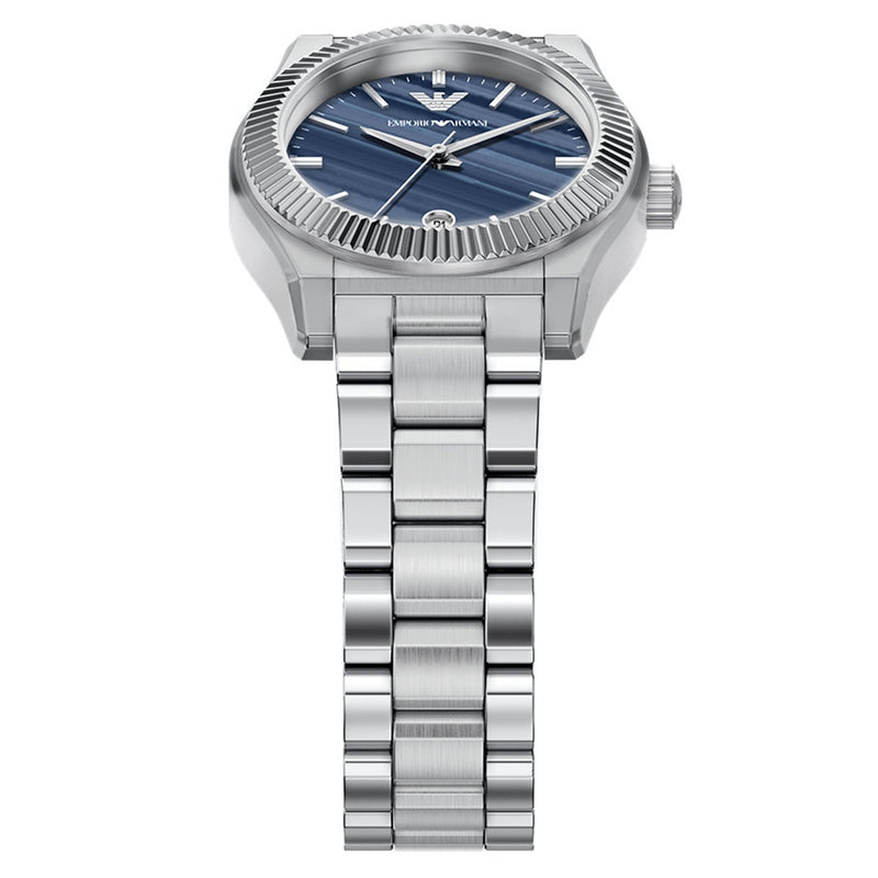 Emporio Armani Round Blue Dial Watch AR11760-zoom-