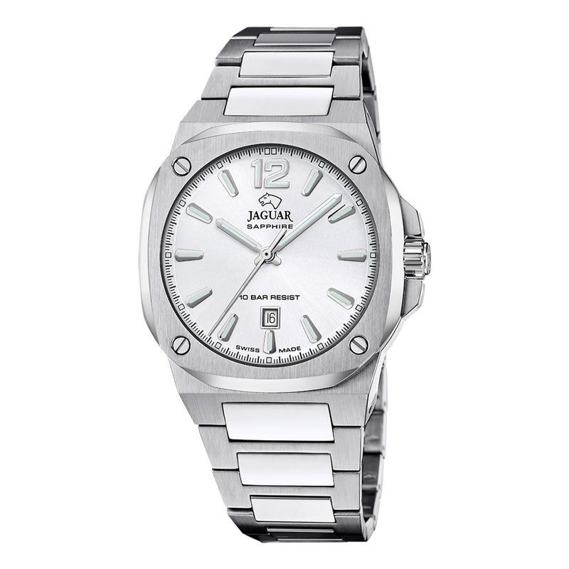 Jaguar Rondcarre Montre Rondcarre Blanche pour Homme J1024/4-zoom-