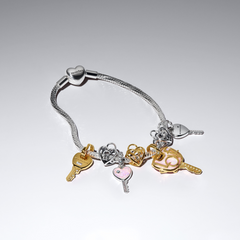 Pandora Moments 925 Sterling Silver Openwork Heart Padlock Charm 794358C00