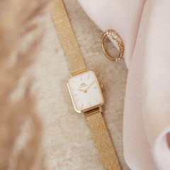 Daniel Wellington Quadro Gold Watch DW00100556