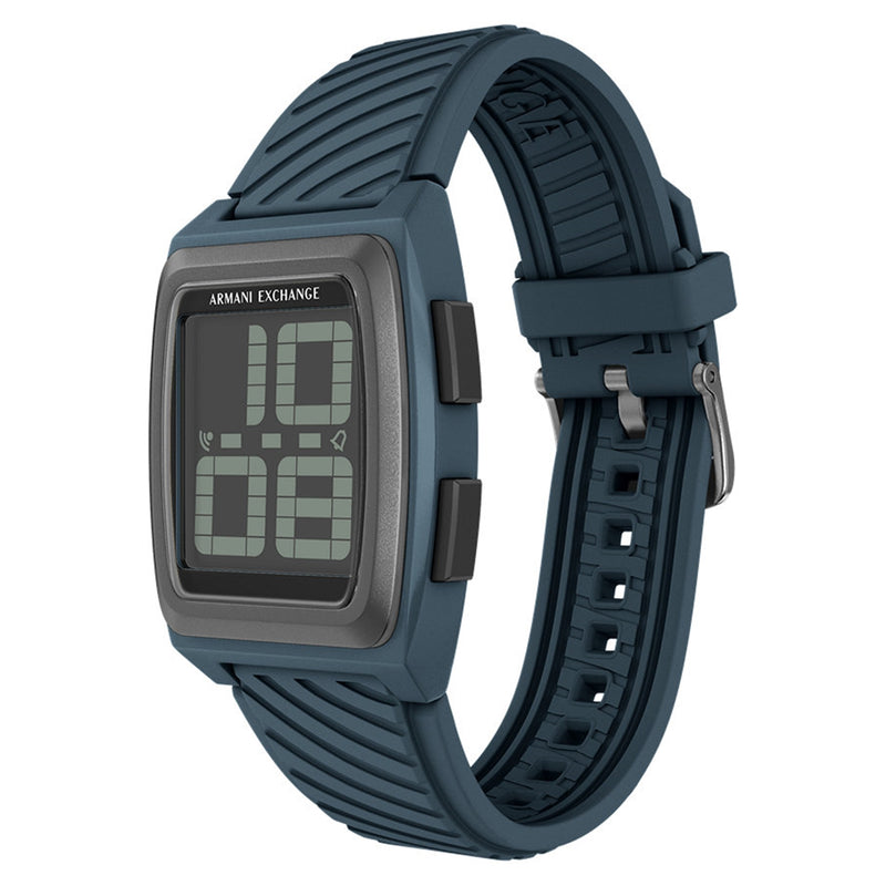 Armani Exchange Oval Black Dial Watch AX2970-zoom-