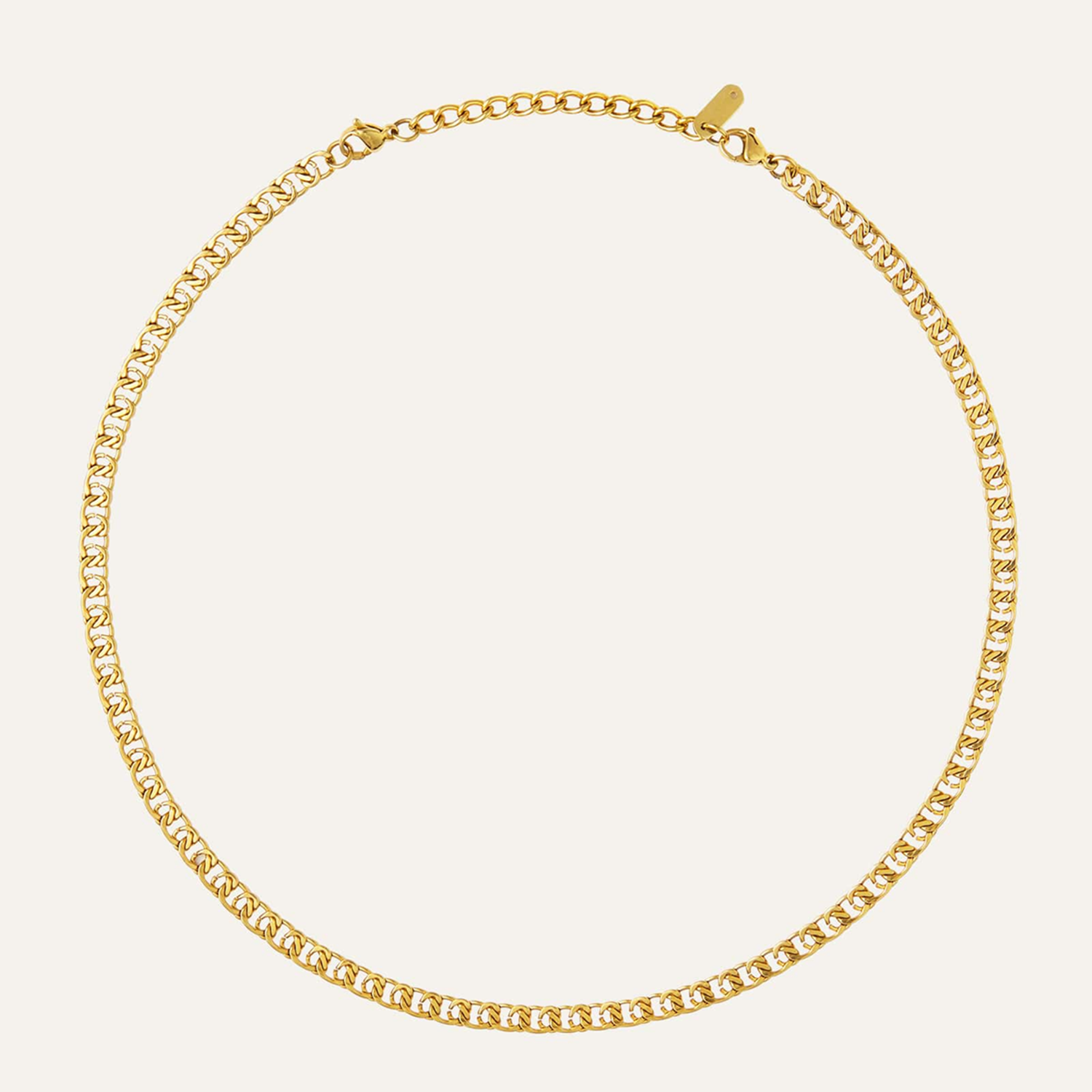 Mockberg Gold Plated Infinity Necklace MB0179