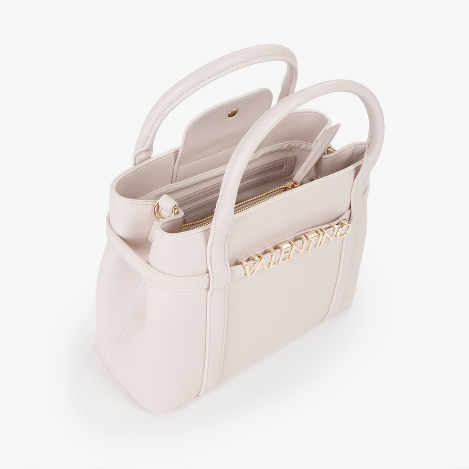 Valentino Bags Selma Re Beige Handbag VBS8Y504NUDO