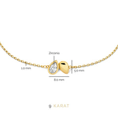 Beloro Jewels Monte Napoleone Natalia 9 carat gold Bracelet BO320012