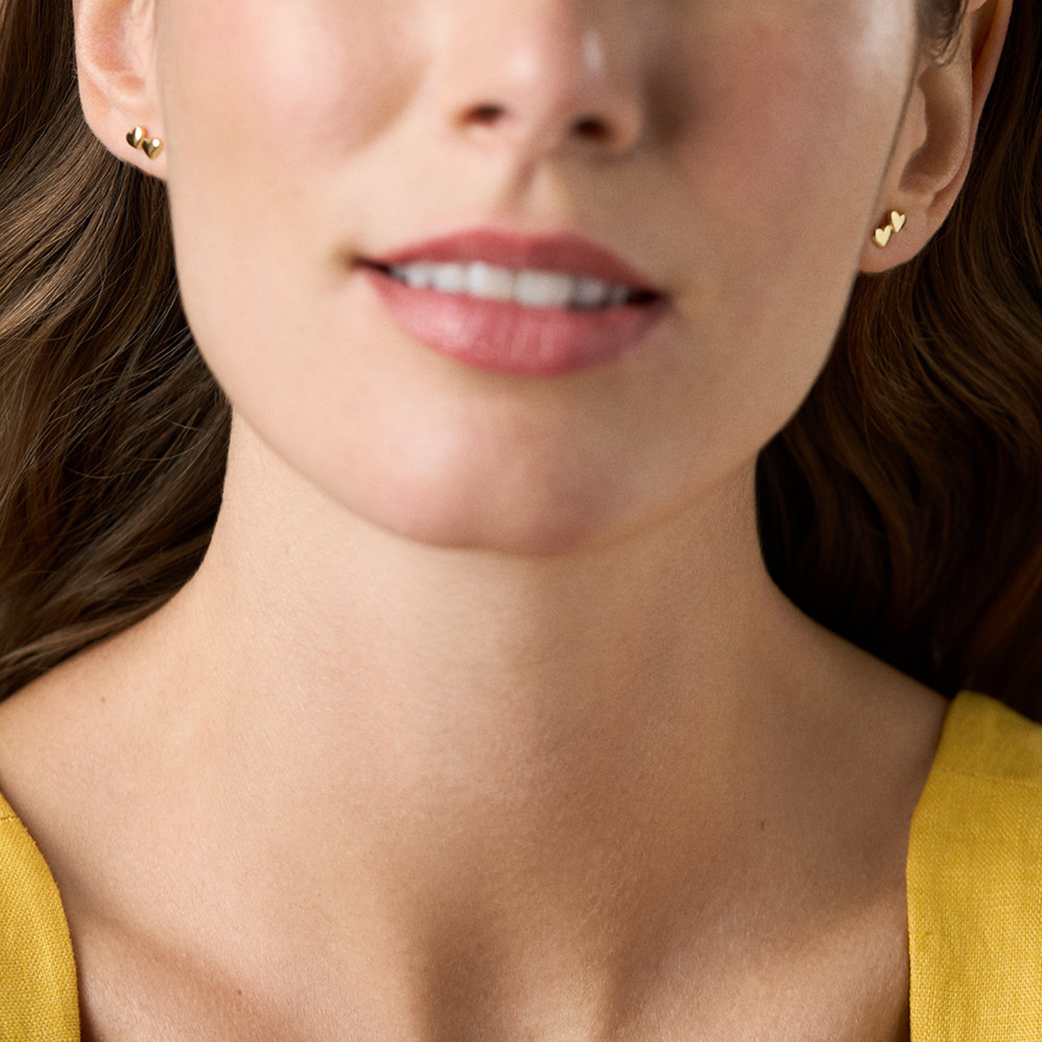 Fossil Sutton Brass Women's Earrings JA7301710