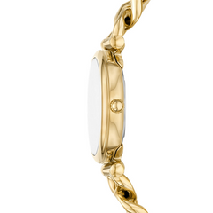 Fossil Carlie Gold and Black Pearl Women's Watch ES5416