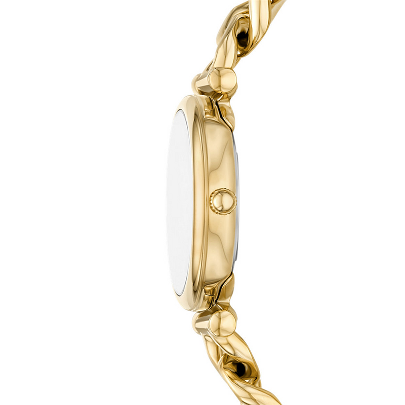 Fossil Carlie Montre Femme Dorée et Perle Noire ES5416-zoom-