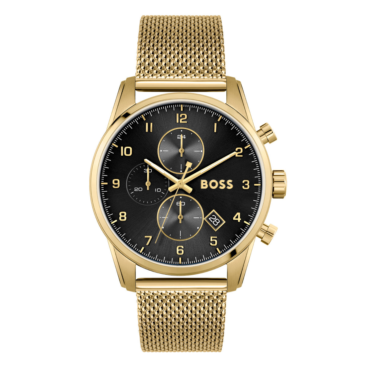 Hugo Boss BOSS SKYMASTER Zwart Heren Horloge 2002-HB1513838