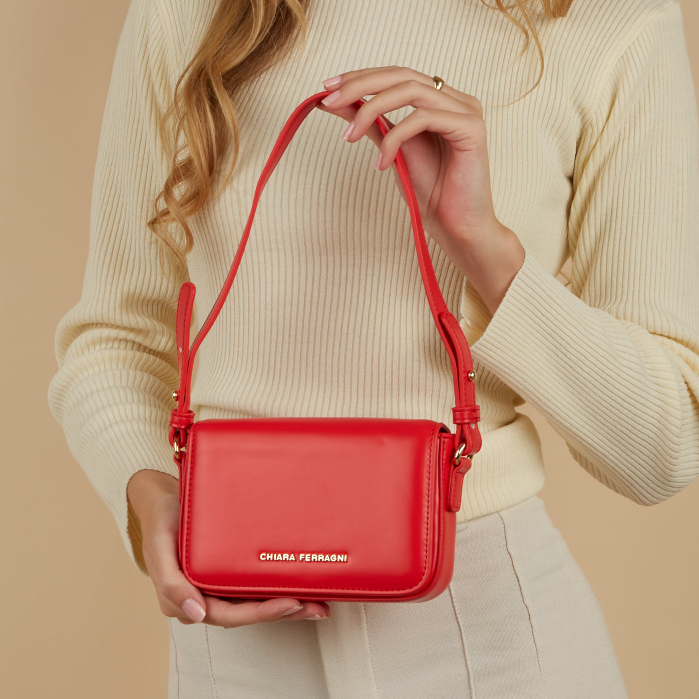 Chiara Ferragni Red Crossbody Bag 75SB4BK2-ZS959-514