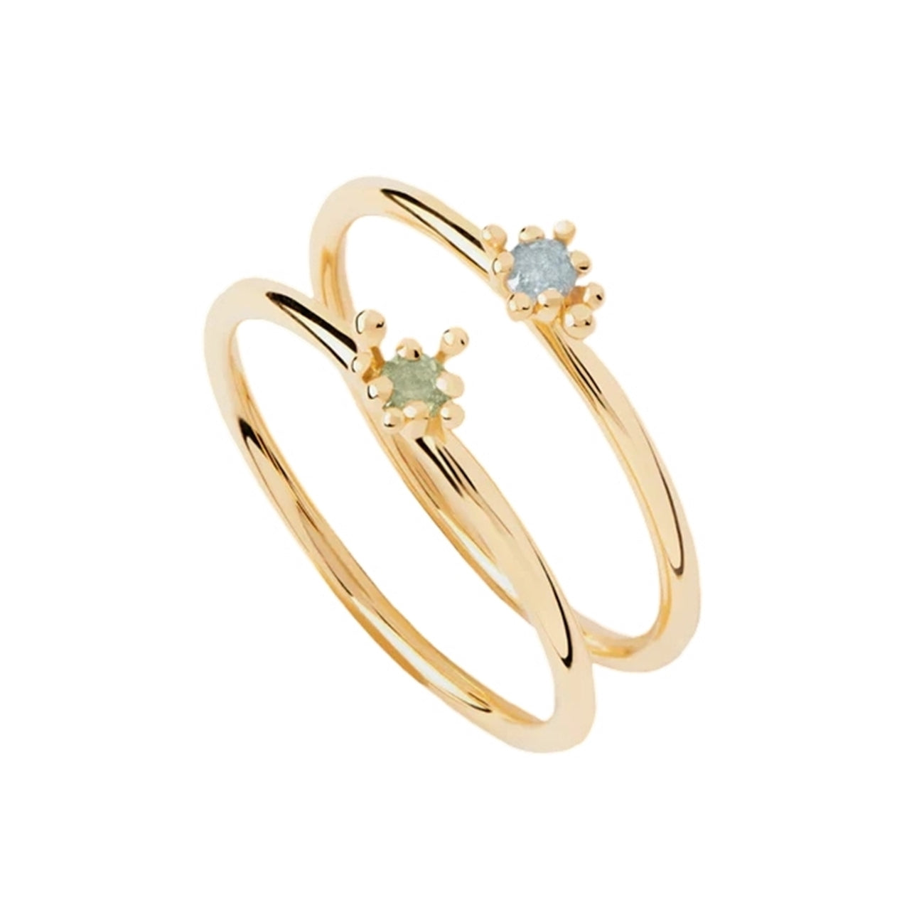 P D Paola Color 925 Sterling Silver Ring with Gold Plating AN01-C94-16