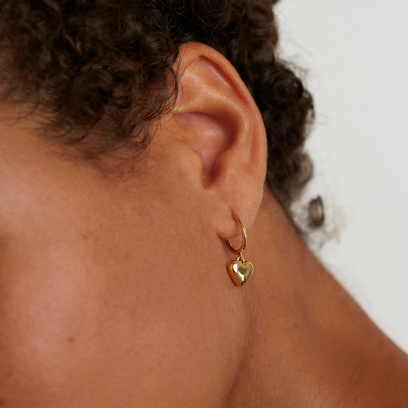 P D Paola Engrave Me Boucles d'oreilles Plaqué or 18 carats AR01-364-U-zoom-