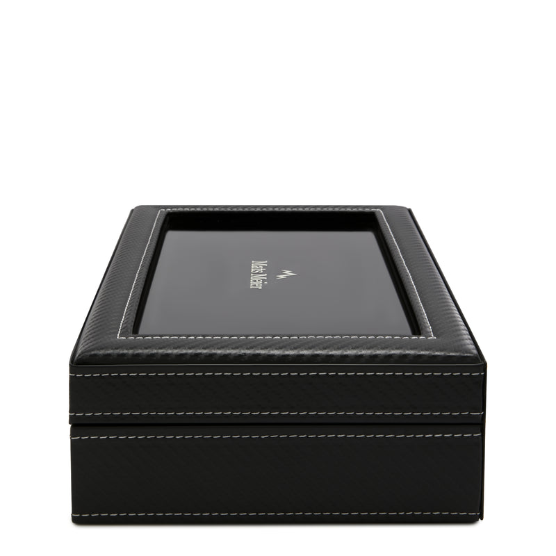 Mats Meier Mont Fort Hommes Boîte à Montres Noir MM-Watchbox-1909-zoom-