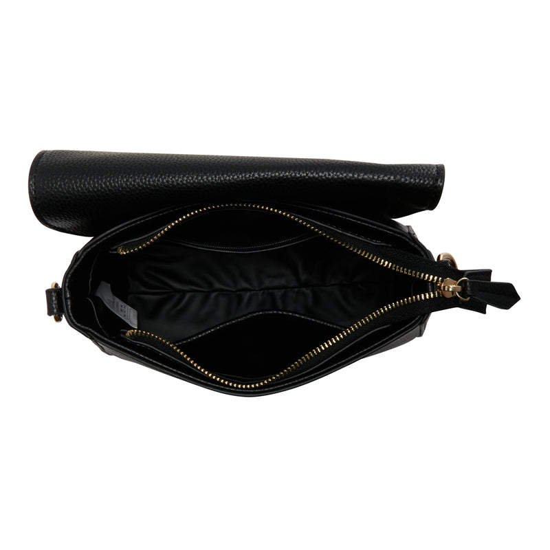 Valentino Bags Brixton Sac Besace Noir VBS7LX08NERO-zoom-