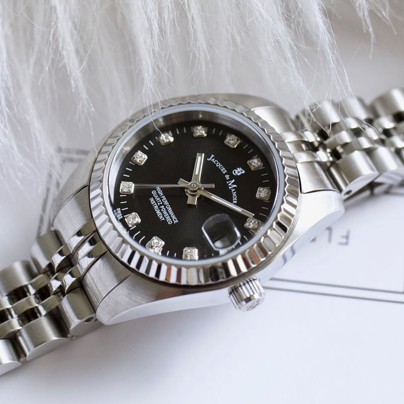 Jacques du Manoir Inspiration Femmes Montre Argent NRO.06-zoom-