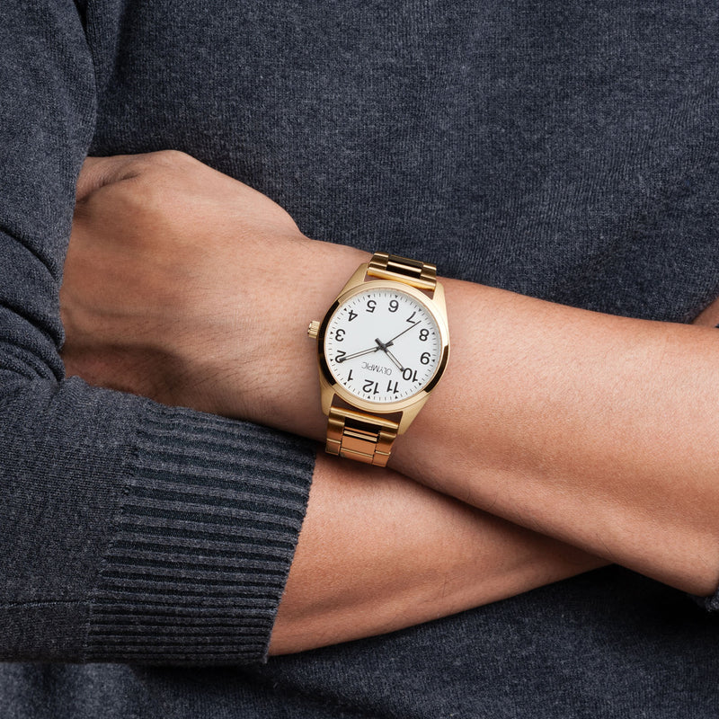 Olympic Marcel Gold-coloured Men's Watch OL89HDD002-zoom-