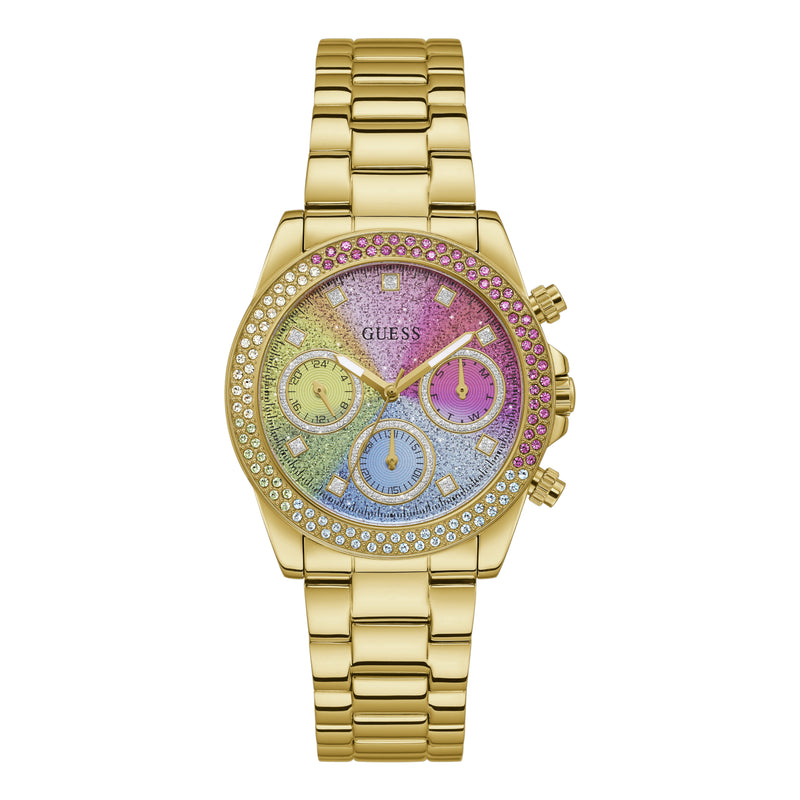 GUESS Sol Femmes Montre Or GW0483L4-zoom-