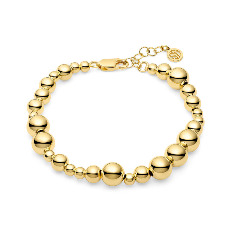 Sif Jakobs Gold Plated Bormio Grande Bracelet SJ-B2598-YG-zoom-
