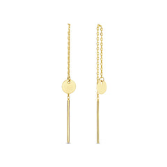 Isabel Bernard Le Marais Jeanne 14 Carat Golden Drop earrings IB360223