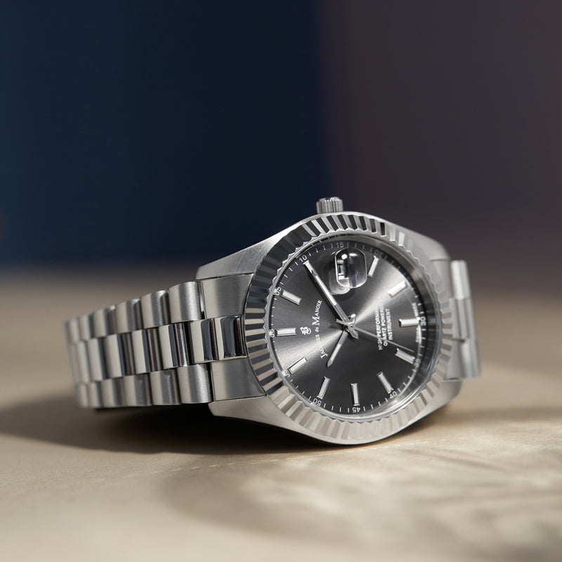 Jacques du Manoir Inspiration Business Hommes Montre Argent JWN01702-zoom-