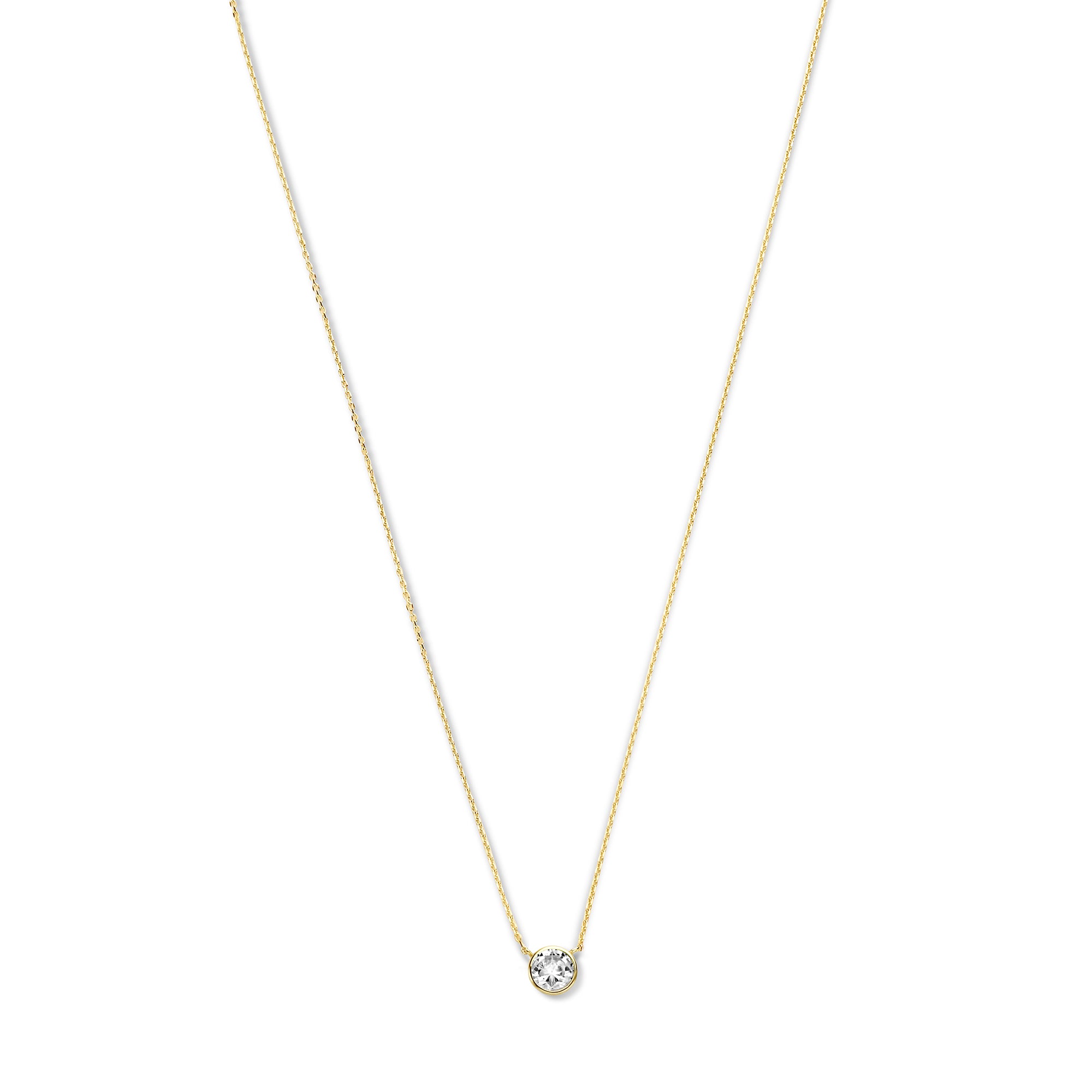 Violet Hamden Venus 925 Sterling Silver Gold-coloured Necklace with Birthstone VH340010-JUN