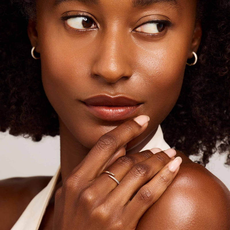 Isabel Bernard De la Paix Flavie bague en or 14 carats avec diamant 0.08 ct IBD330034-54-zoom-