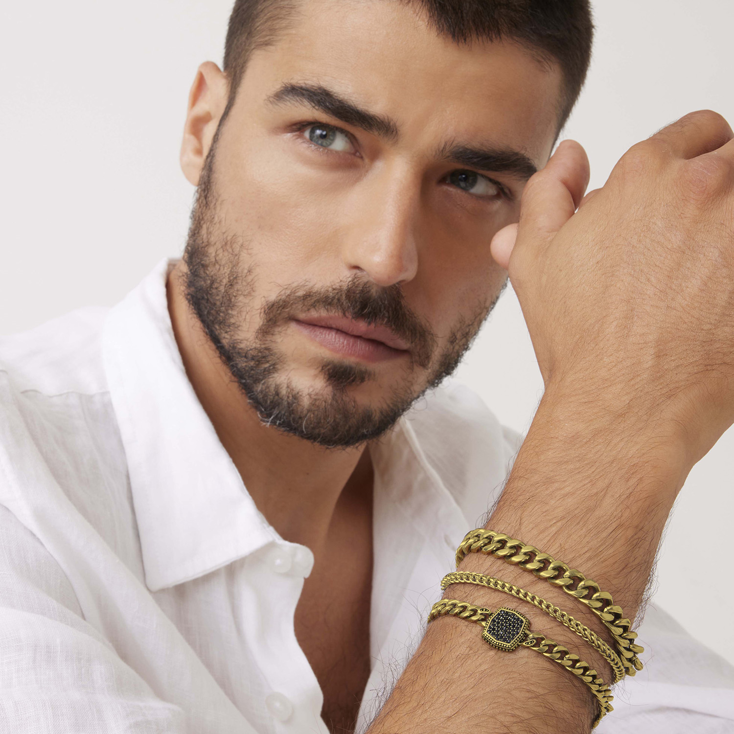 Guess Urban Code Gold-coloured Bracelet JUMB06023JWYGS