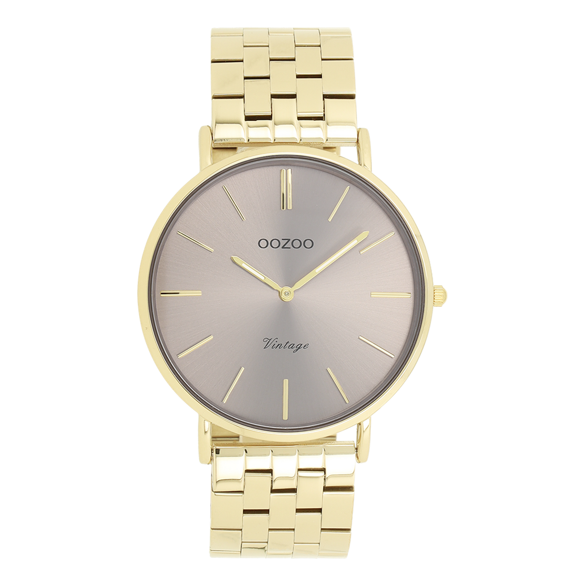 OOZOO Vintage Gold and Taupe Women's Watch C20403