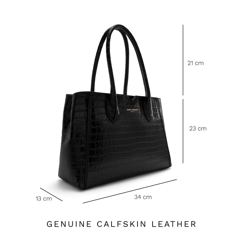 Isabel Bernard Honoré Sac à Main Noir IB25082-201-zoom-