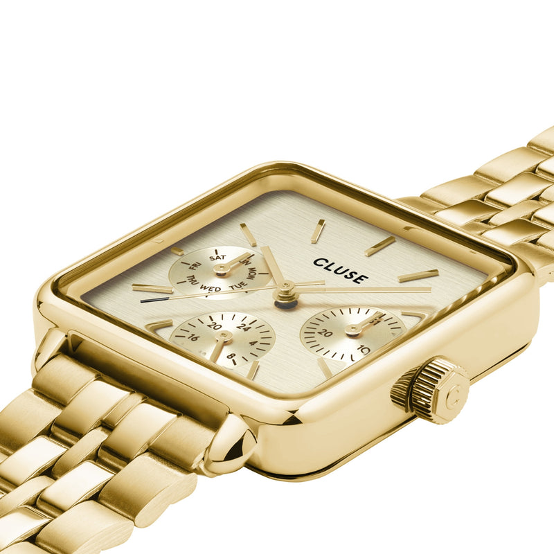 CLUSE La Tétragone Femmes Montre Or CW13801-zoom-