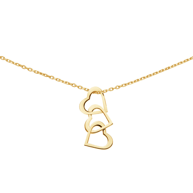 Jackie Gold Moving Love 14 Karat Gold Necklace JKN25.550-zoom-