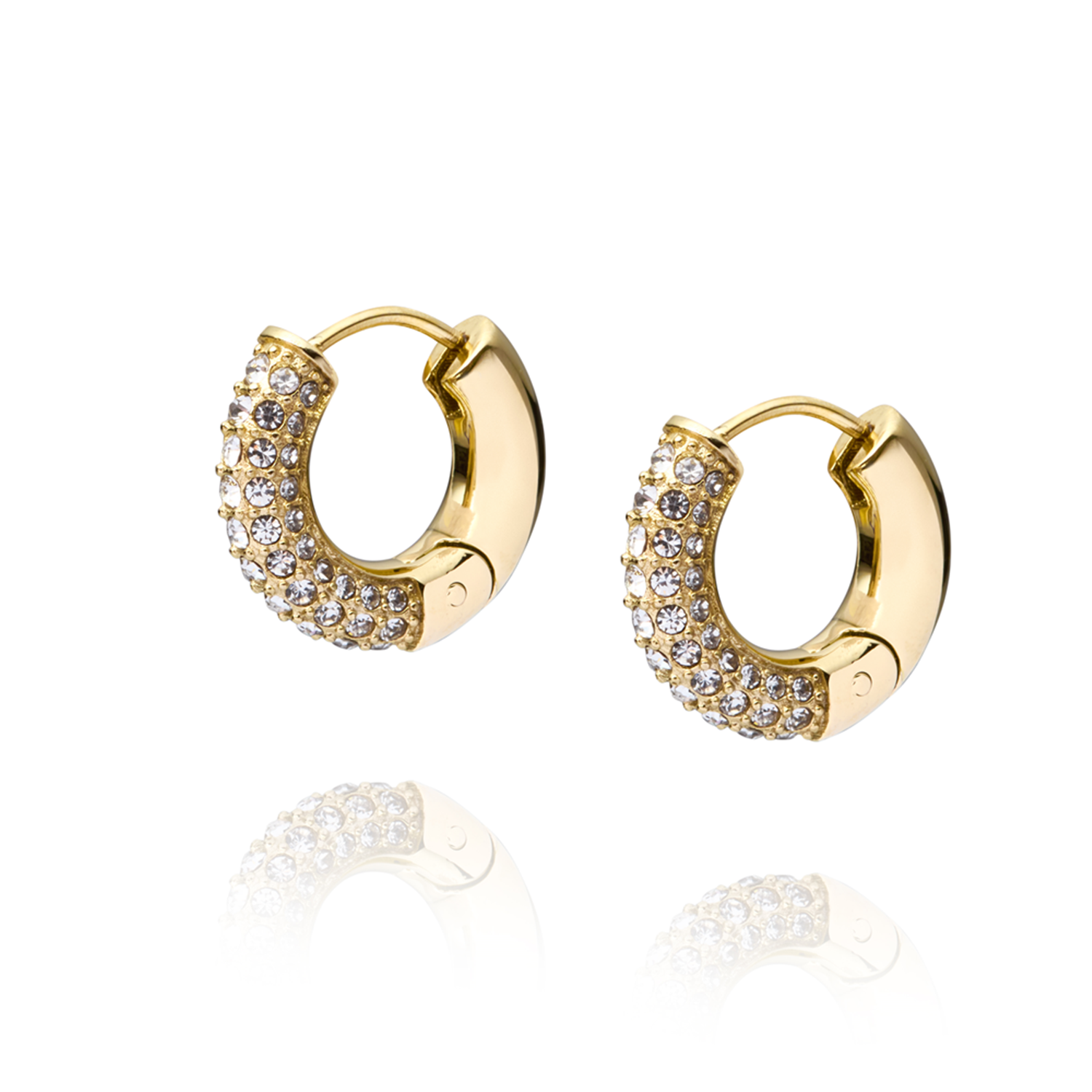 Mockberg Pavé Everyday Medium Hoops MB0192