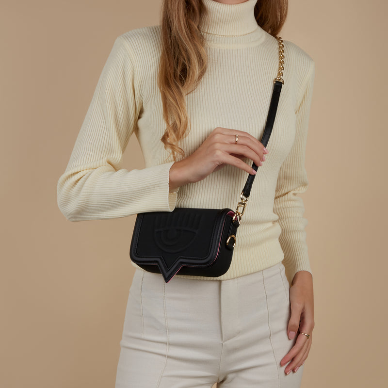 Chiara Ferragni Eyelike Sac Besace Noir 75SB4BA2-ZS953-899-zoom-