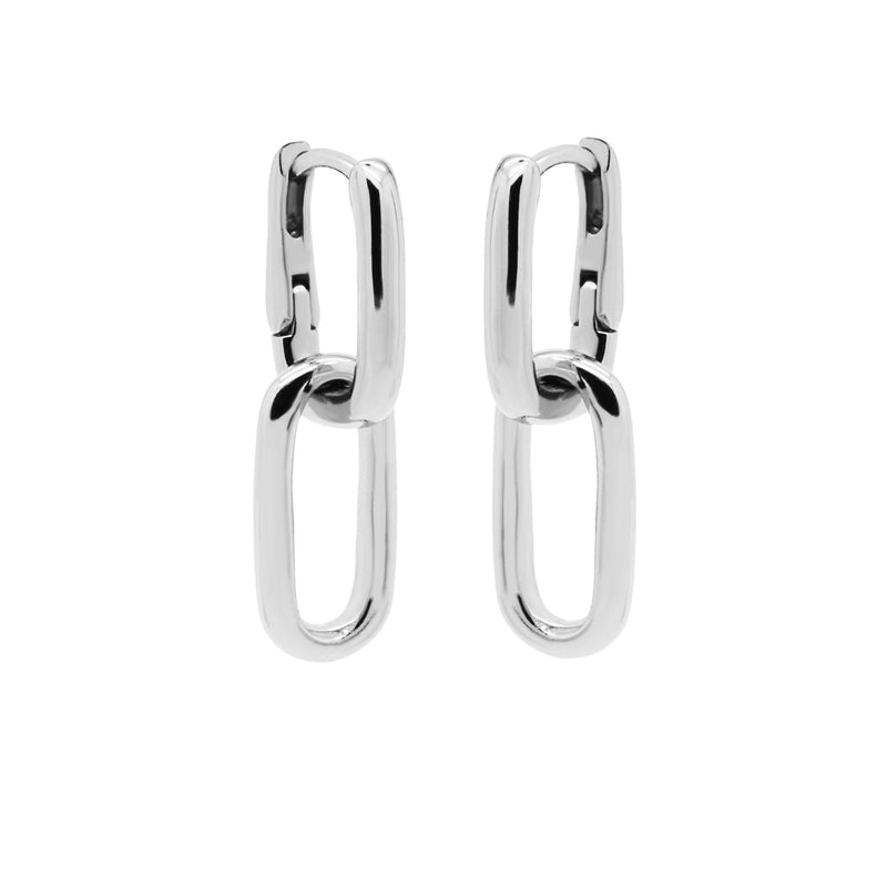 Karma Hoops Femmes Créoles Argent H205S-zoom-