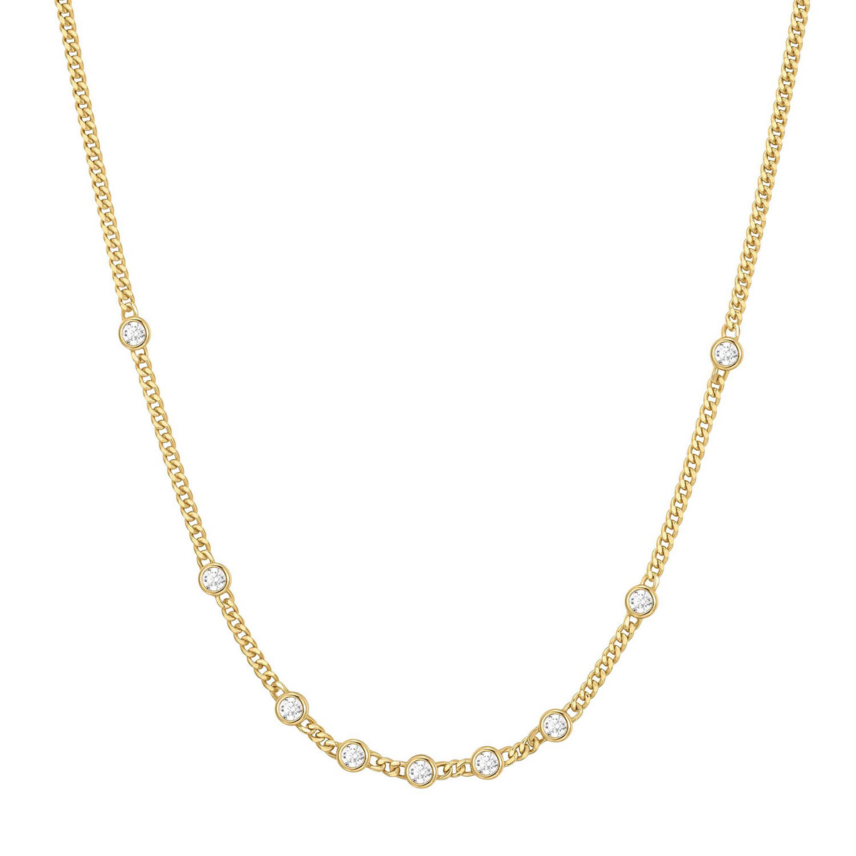 Ania Haie Melodic Poet Gold Multi Station Chain Necklace S AH-N066-05G