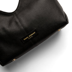 Isabel Bernard Honoré Grace mini black calfskin leather handbag IB21132-001