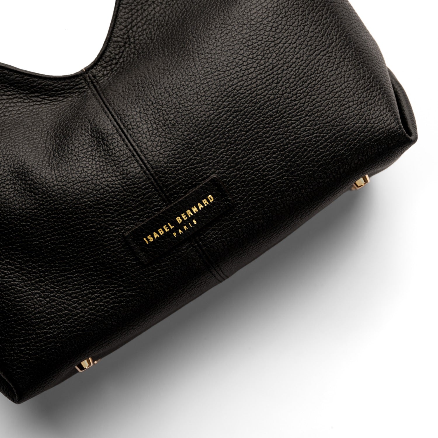 Isabel Bernard Honoré Grace mini black calfskin leather handbag IB21132-001