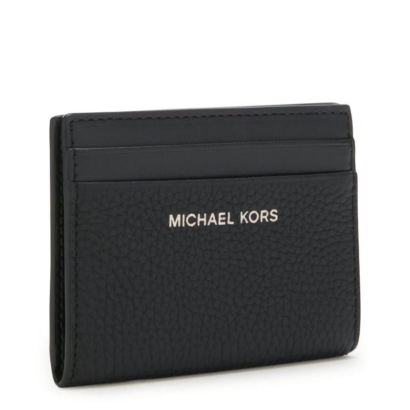Michael Kors Hudson Hommes Portefeuille à Rabat Noir 39H3LHDF1L-001-zoom-